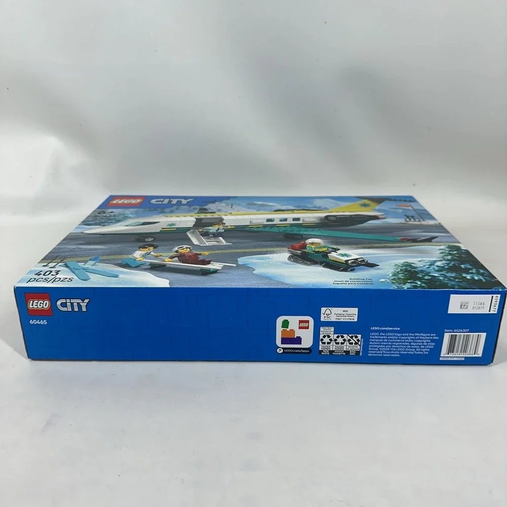 LEGO City Air Ambulance 60465 403 Pieces Plane Snowmobile NEW Sealed